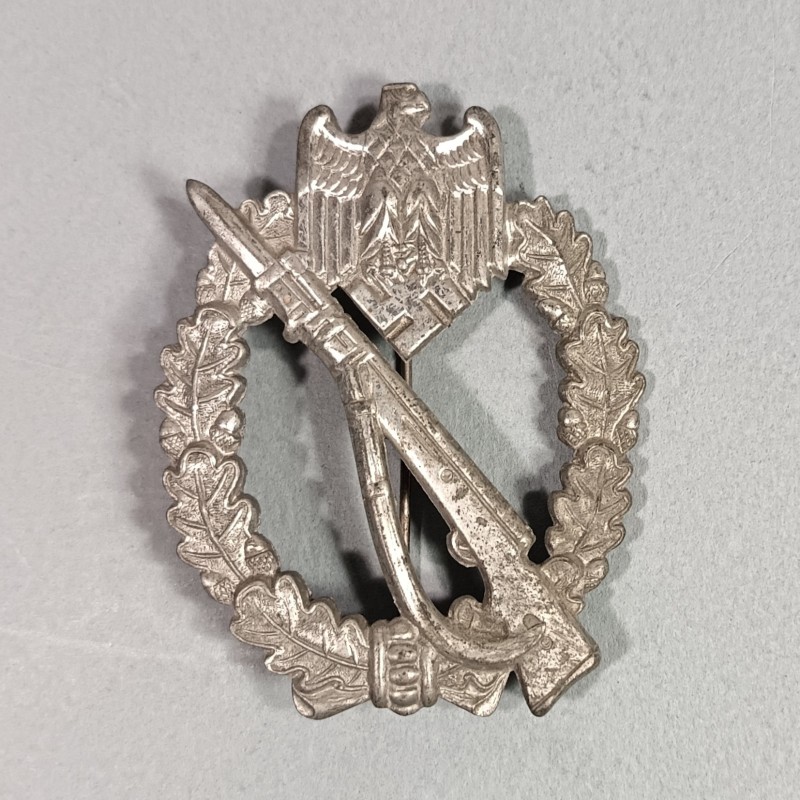 ALLEMAGNE INSIGNE ASSAUT INFANTERIE BADGE DE POITRINE COMBAT ALLEMAND SECONDE GUERRE FABRICANT MK1